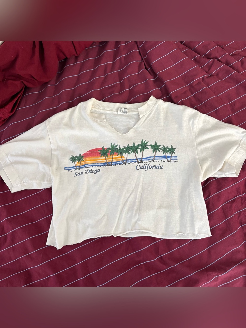 San Diego cropped tee